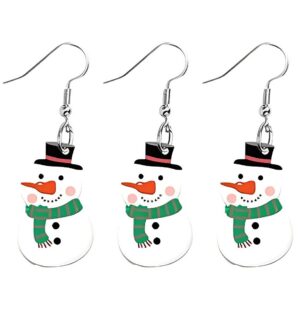 Snowman Earrings