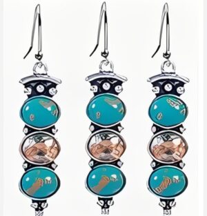 Turquoise Story Circles