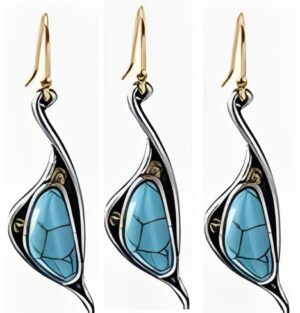 Silver Turquoise Veins