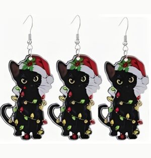 Christmas Lights Kitty
