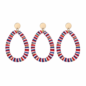 Red White Blue Hoops